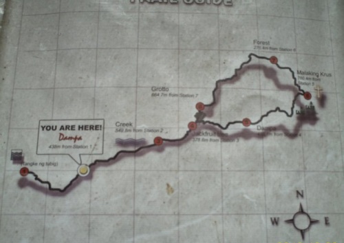 Mount Manabu Map